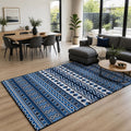 Large Floor Rug – 200x300cm Blue Rug (Ethnic Style)