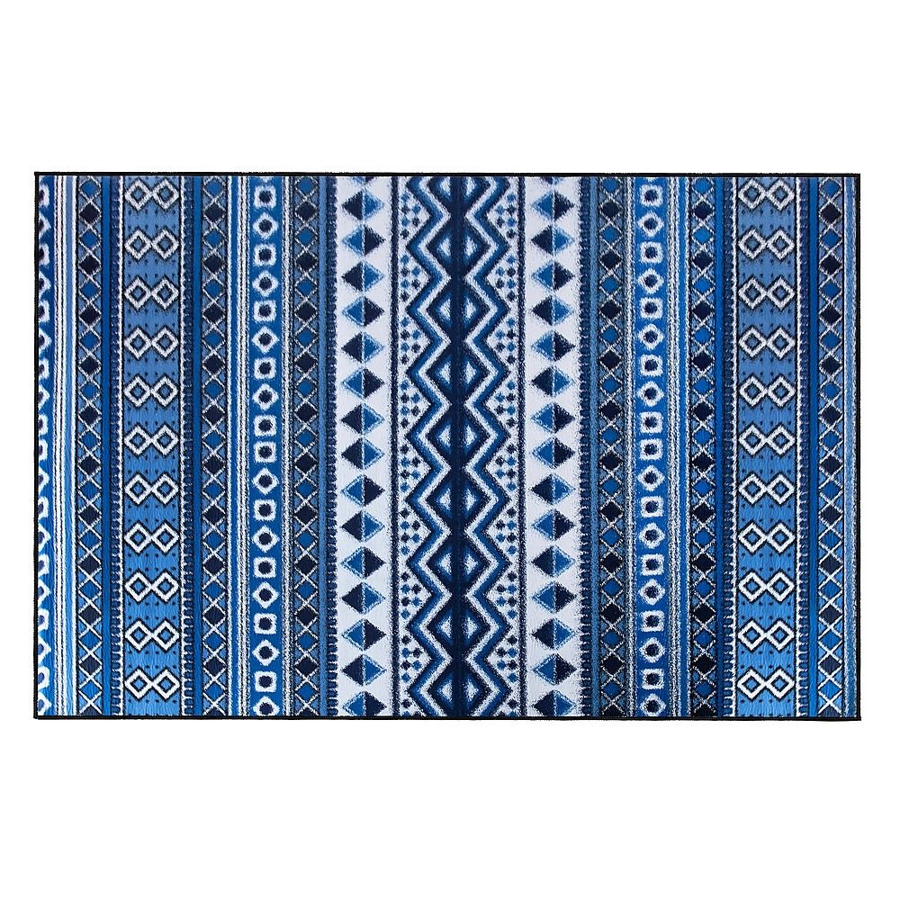 Large Floor Rug – 200x300cm Blue Rug (Ethnic Style)