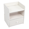 Bedside Tables Side Table Nightstand Storage Drawer Shelf Bedroom