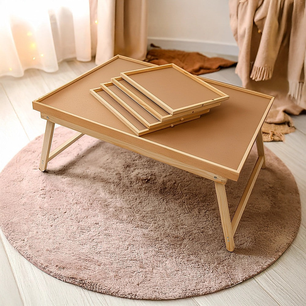 1500 Piece Wooden Jigsaw Puzzle Table – 67x87cm Puzzle Board with Folding Legs