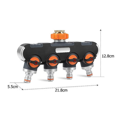 4-Way Water Distributor Garden Irrigation
