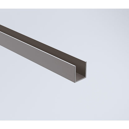 120x120cm Corner Frameless Shower Screen – Gunmetal Wall Channel and Floor Channel with Brass Hinges & Square Knob Handle