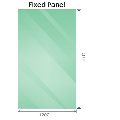 120x120cm Corner Frameless Shower Screen – Gunmetal Wall Channel and Floor Channel with Brass Hinges & Round Knob Handle