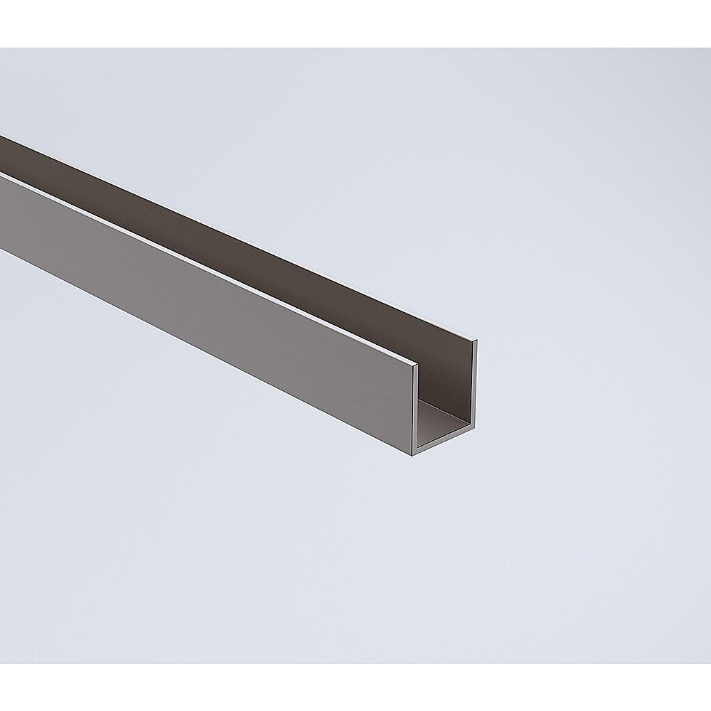 120x120cm Corner Frameless Shower Screen – Gunmetal Wall Channel and Floor Channel with Brass Hinges & Square Double Pull Handle