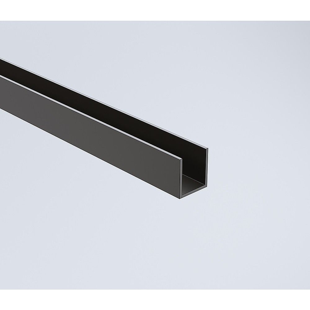 90x110cm Double Door Corner Shower Screen – Wall Channels with SS Hinges in Black, Square Knob Handle