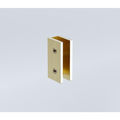 120x120cm Double Door Corner Shower Screen with Gold Brackets and Brass Hinges, Square double pull Handle