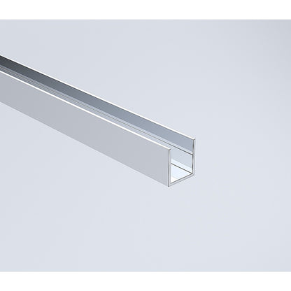 90x100cm Double Door Corner Shower Screen – Channels with Brass Hinges in Chrome, Square Knob Handles