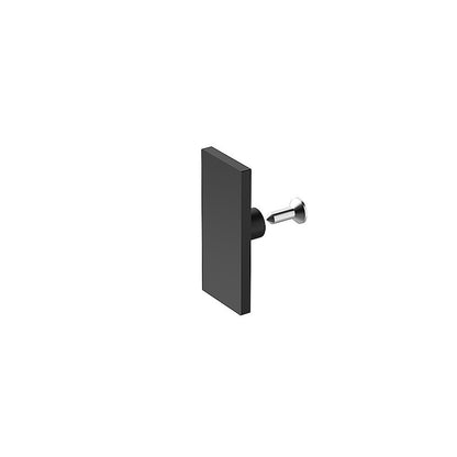 180x100cm Frameless Glass Sliding Corner Shower – With Black Rail and Wall Channel for Contemporary Bathrooms