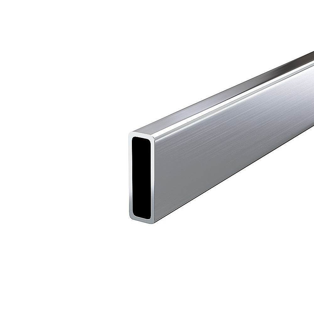 180x100cm Frameless Glass Sliding Corner Shower – With Nickel Rail and U-Brackets for Contemporary Bathrooms