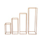 Rose Gold Metal Flower Stand