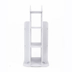 Rotating Bookcase Bookshelf Kid's Book Organiser Rack Wooden Castle Display Shelf