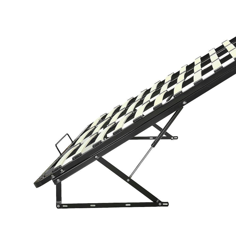 Gas Lift Bed Mechanism – King Bed Frame with Wooden Slats