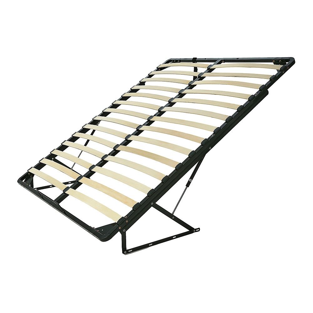 Gas Lift Bed Mechanism – Queen Bed Frame with Wooden Slats