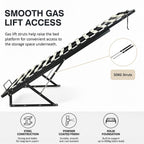 Gas Lift Bed Mechanism – King Single Bed Frame with Wooden Slats