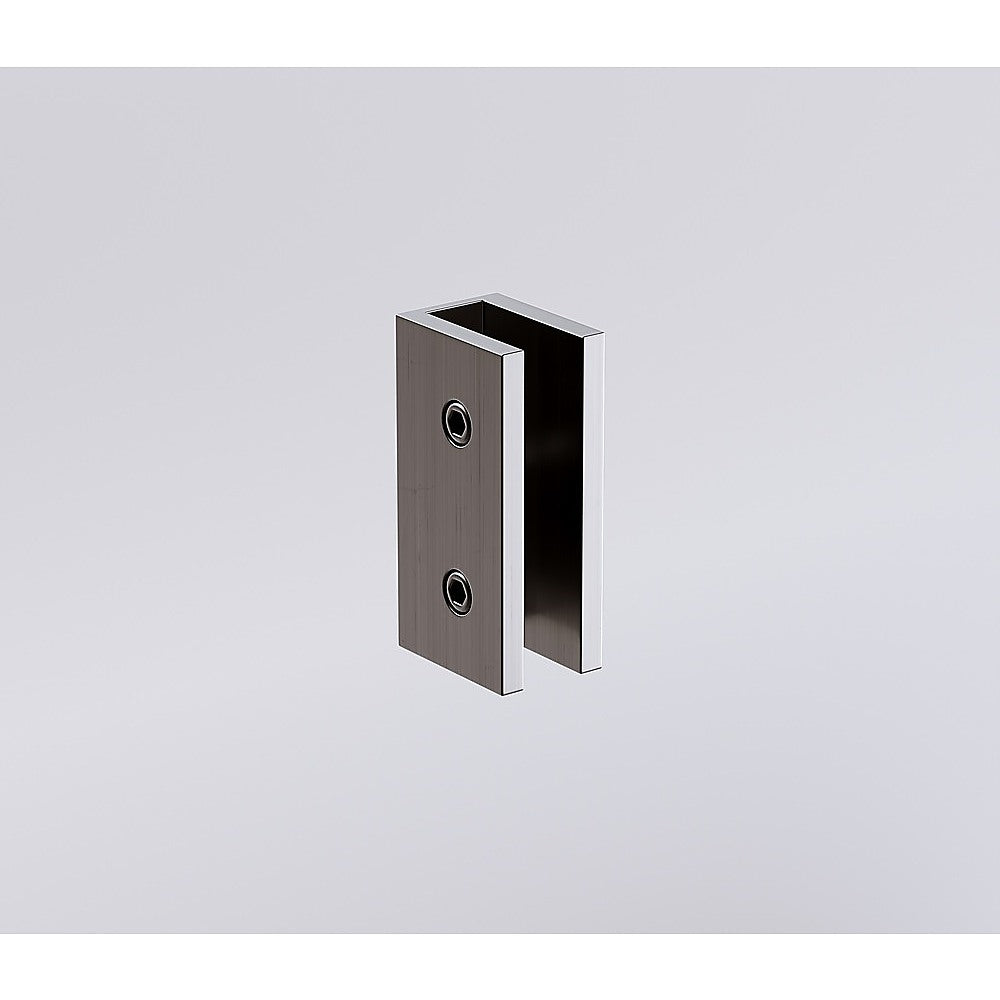 120x120cm Double Door Corner Shower – Gunmetal U-Brackets with Brass Hinges for Modern Bathrooms
