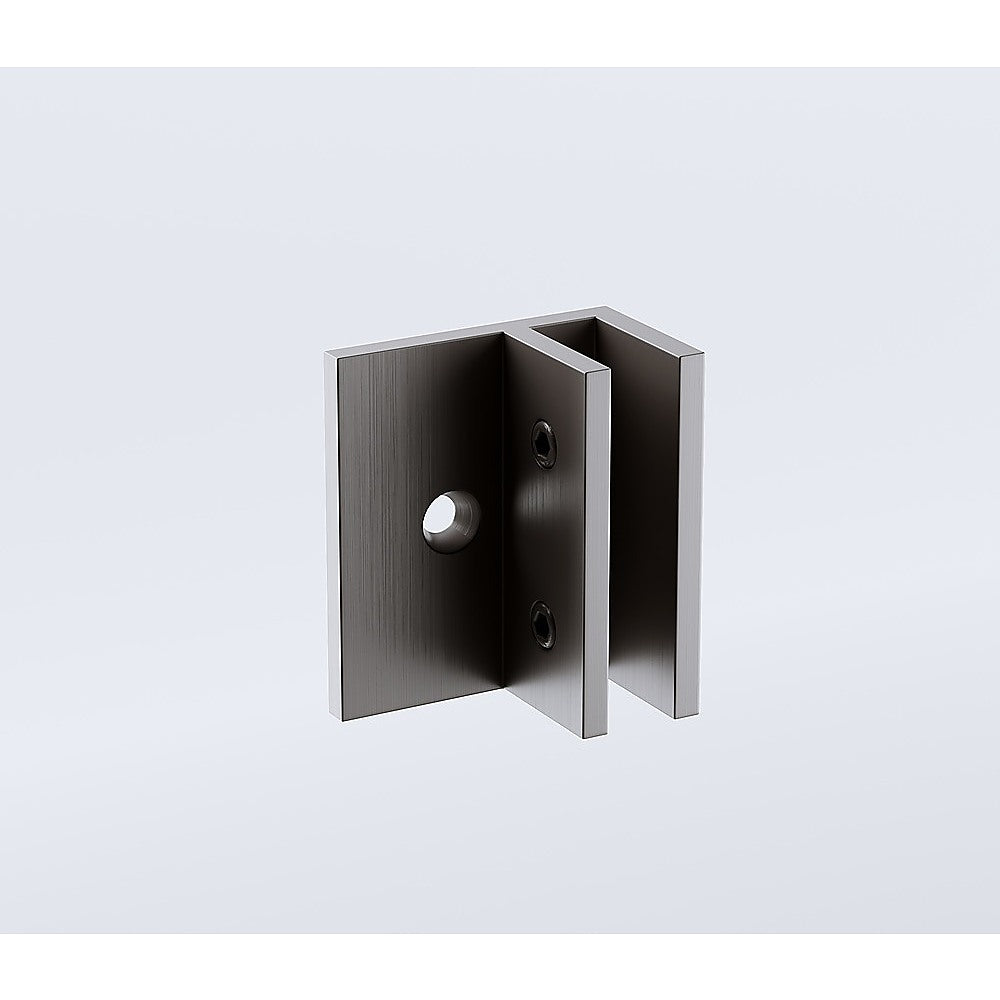 120x120cm Double Door Corner Shower – Gunmetal F-Brackets with Brass Hinges for Modern Bathrooms