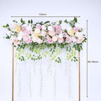 1M Artificial Flower Runner Arrangement Panel Wall Rose DIY Wedding Party Décor