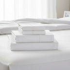 Double Bed Sheet Set – 1800 Series Microfiber, Deep Pocket, Soft & Breathable, White