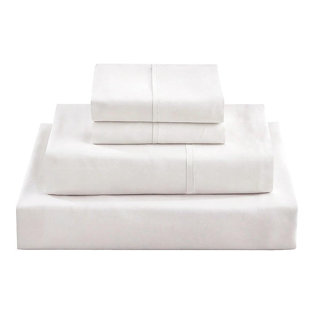 Queen Bed Sheet Set – 1800 Series Microfiber, Deep Pocket, Soft & Breathable, White