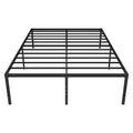 Queen Metal Bed Frame 45cm High Full Steel Base Platform For Stable Bedroom Support