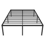 Queen Metal Bed Frame 45cm High Full Steel Base Platform For Stable Bedroom Support