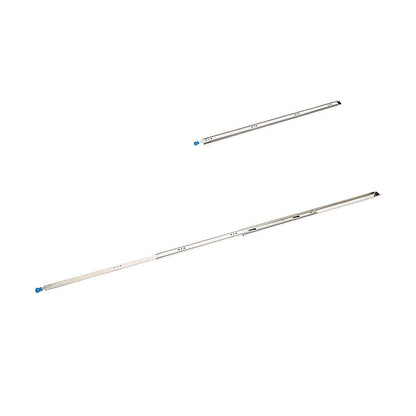 2 x 125kg Heavy Duty Locking Drawer Slides Industrial Drawer Runners Pair for Tool Storage