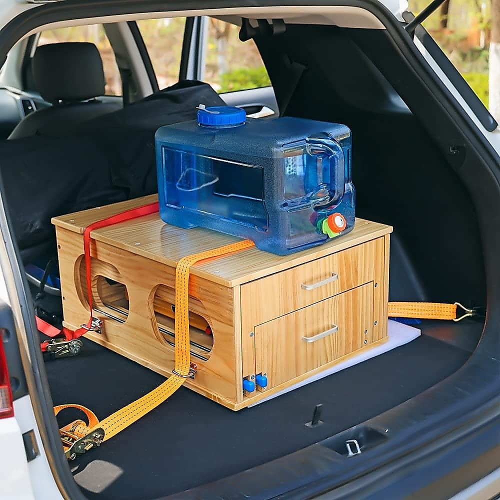 2 x 125kg Heavy Duty Locking Drawer Slides Industrial Drawer Runners Pair for Tool Storage