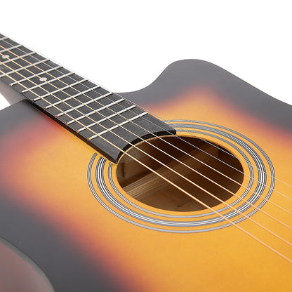 38" Full Size Acoustic Guitar – Beginner Wooden Guitar for Adults & Teens