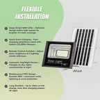 60W LED Solar Flood Light with Motion Sensor – Outdoor Security Lighting