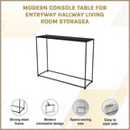 Modern Console Table for Entryway Hallway Living Room Storage