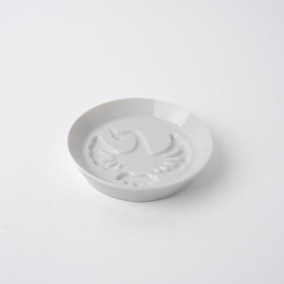 Sauce Dish Silhouette Crane