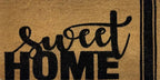 Large Sweet Home Doormat Door Mat 90cm