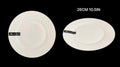 bulk 24 Round Dinner Plate White 26cm