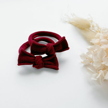 Handmade Simple Bows - School colours - Navy - 1 pairs