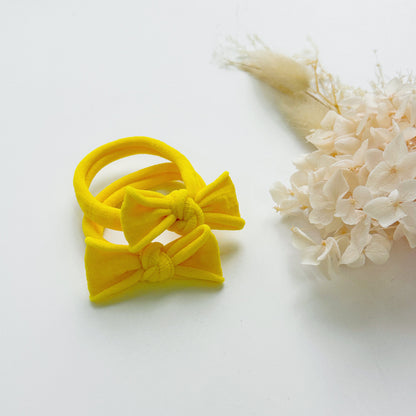 Handmade Simple Bows - School colours - Sky Blue - 3 pairs (save 15%)