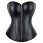 Commanding Faux Leather Corset by My Secret Drawer ® - 2XL