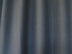 Blockout Curtain 300x270cm PINCH PLEAT+ Hooks High Level Fabric Grey Blue