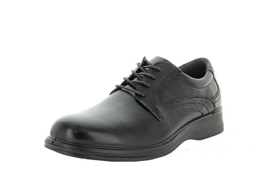 CHURCHILL Boy's TYRANT School Black Shoe 41EU