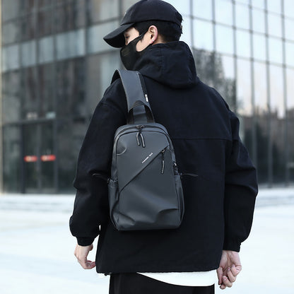 Multifunctional Crossbody Chest Bag | Stylish and Practical Shoulder Backpack for Everyday Use (Black)