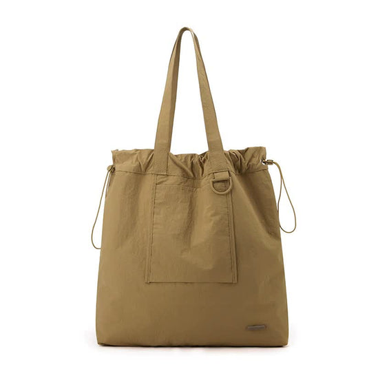 Coffee Large Capacity Tote Bag - Lightweight Single Shoulder Bag for Commute, Casual Outings, and Shopping