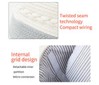 White Stylish Cotton Rope Basket for Clothing & Toys - Woven Storage Organizer, 38x23x18cm