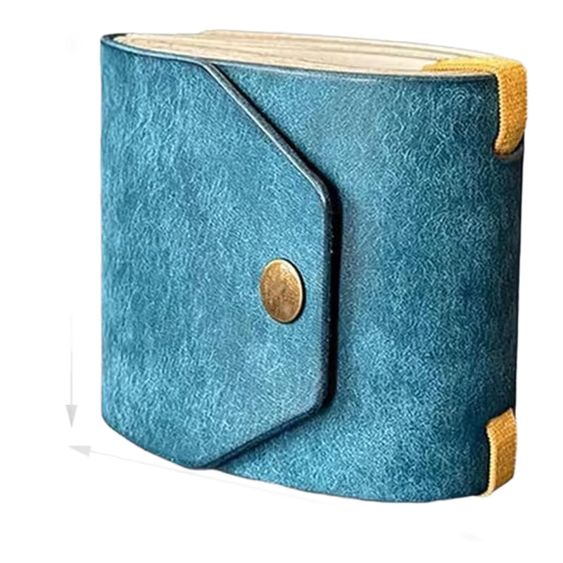 3PCS Green Slim PU Leather Cash Holder and Bill Organizer - Professional Long Wallet with Dual Snap Buttons and Elastic Band for Business, Travel, and Personal Finance