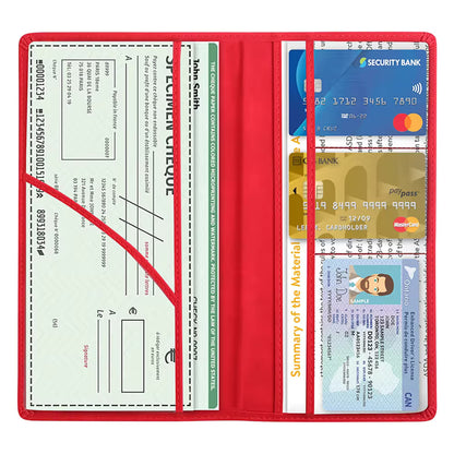 3 Pcs Premium PU Leather Car Registration and Insurance Holder - Slim Auto Document Organizer, Driver's License Wallet and Travel Passport Folder - Gray