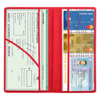 3 Pcs Premium PU Leather Car Registration and Insurance Holder - Slim Auto Document Organizer, Driver's License Wallet and Travel Passport Folder - Yellow