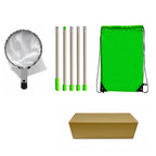 Telescoping Fruit Picker - Apple, Peach, Persimmon Harvesting Tool with Collection Bag, High Reach Fruit Catcher 2m