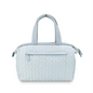 Blue Quilted Pattern Large Capacity Mummy Bag - Stylish Baby Diaper Bag for Moms, Baby Stroller Bag with Multiple Compartments
