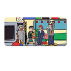 Oversized Cartoon Desk Pad - 90x40x0.4cm Mouse Mat, Non-Slip Base (Style 4)