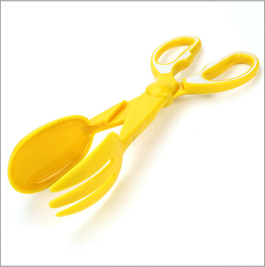 2 Pcs Yellow Pet Poop Scooper with Long Handle - Durable Plastic Waste Picker for Dogs and Cats