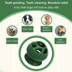 Blue Ball and Black Mold Pet Treat Dispensing Ball and Molding Set - Silicone Dog Chew Toy for Teeth Cleaning and Boredom Relief