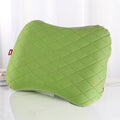 Inflatable Camping Pillow - Lightweight 46x32x12cm Travel Pillow 180g in Green